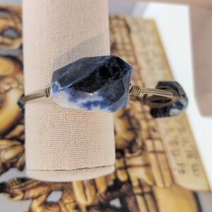 Bourbon and Bowties Blue Stone Bracelet